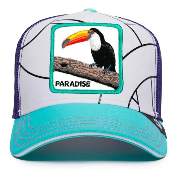 Gorra Trucker "PARADISE" "Two More Tickets" de Heat Wave (Gorras) Goorin Bros chez FrenchMarket Gorra Trucker "PARADISE" "Two More Tickets" de Heat Wave (Gorras) Goorin Bros chez FrenchMarket
