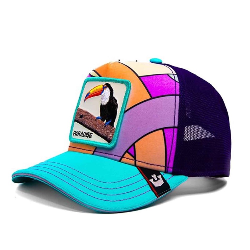 GOORIN BROS TOUCAN "PARADISE" Heat Wave "Two More Tickets" keps