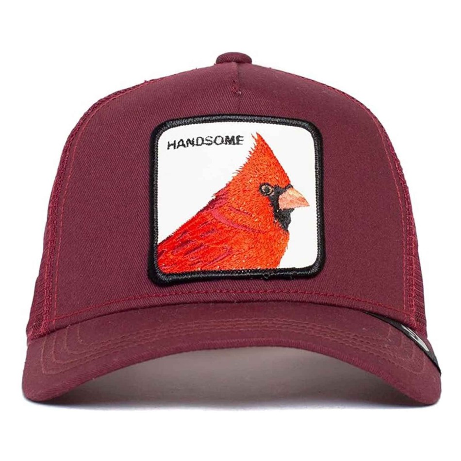 GOORIN BROS Trucker Cap Cardinal Red "Handsome
