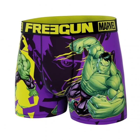Boxer Freegun Homme Marvel Hulk 2020 (Boxer da uomo) Freegun chez FrenchMarket