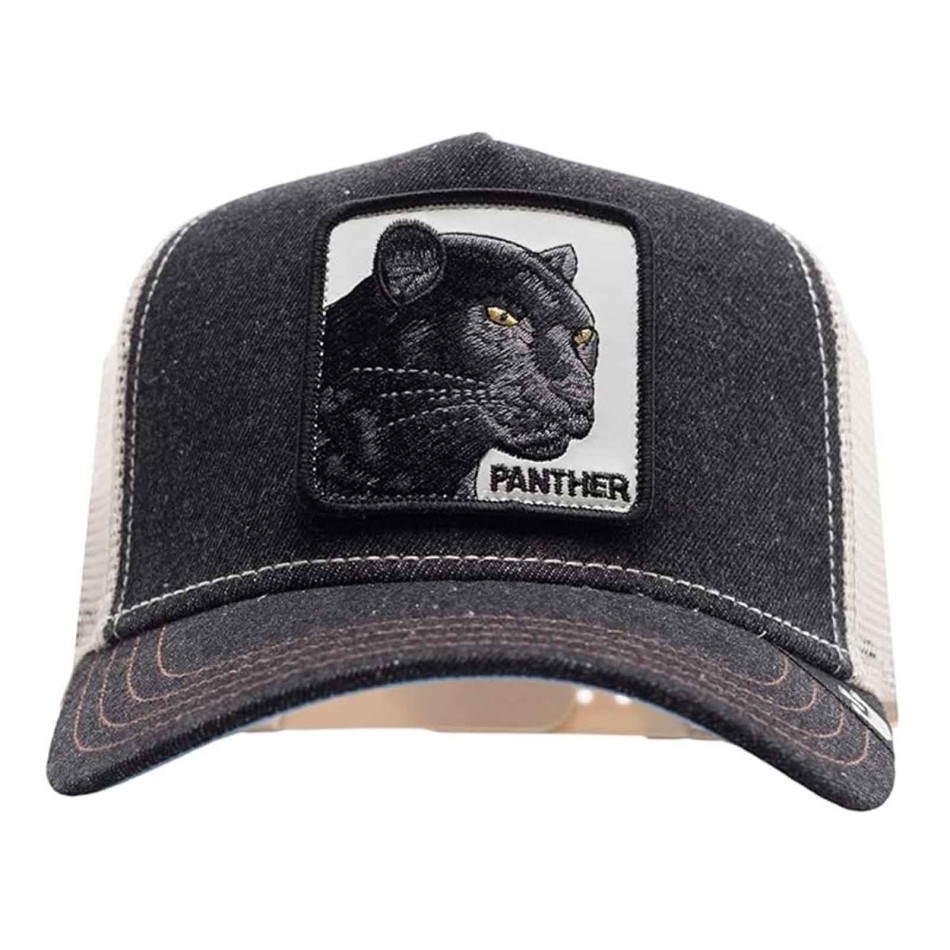 The Panther Denim "PANTHER" Trucker Cap (Caps) Goorin Bros on FrenchMarket