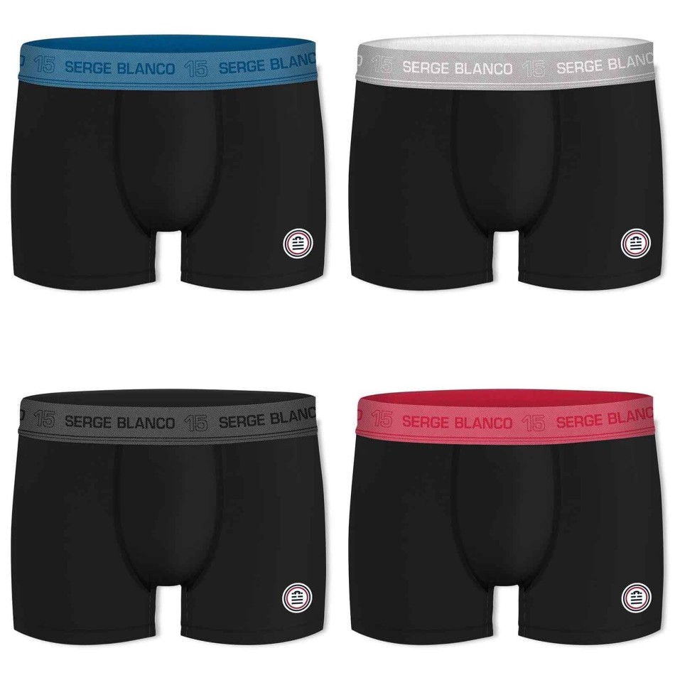 SERGE BLANCO Set of 4 Men's Cotton Hype Boxers