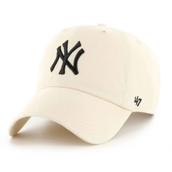 MLB New York Yankees Natural "Clean Up" Cap (Kappen) '47 Brand auf FrenchMarket