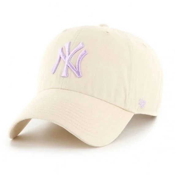 Casquette MLB New York Yankees "Clean Up" Natural (Casquettes) '47 Brand chez FrenchMarket