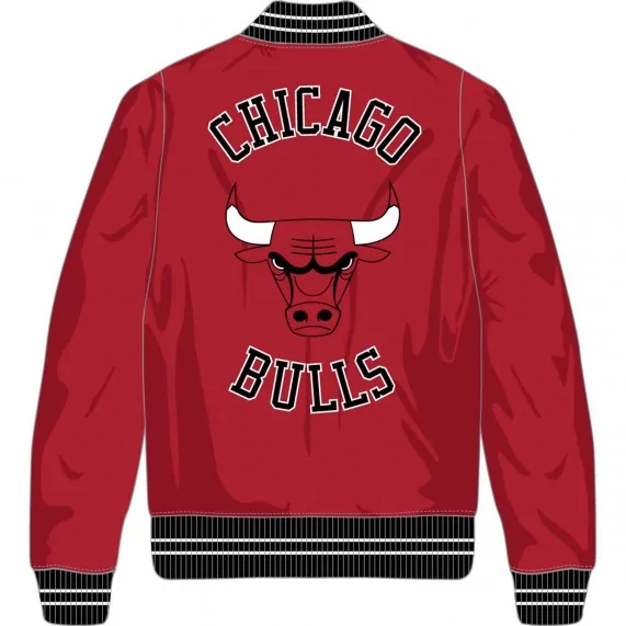Zwaargewicht Chicago Bulls NBA satijnen bomberjack (Bommenwerper) Mitchell & Ness chez FrenchMarket