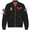 Giacca bomber NBA Flight Chicago Bulls in raso (Bombardiere) Mitchell & Ness chez FrenchMarket