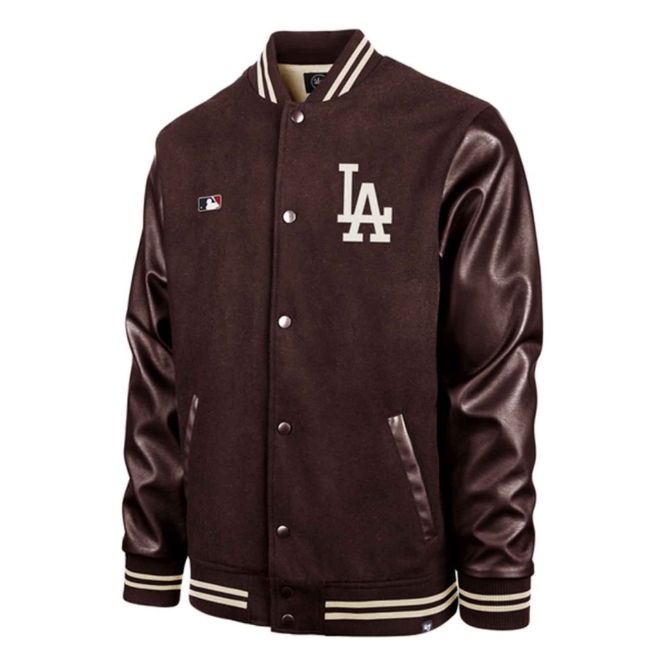 MLB Los Angeles Dodgers "Core Hoxton Pop Liner" Chaqueta Varsity (Teddy - Chaqueta Varsity) '47 Brand chez FrenchMarket