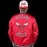 Zwaargewicht Chicago Bulls NBA satijnen bomberjack (Bommenwerper) Mitchell & Ness chez FrenchMarket
