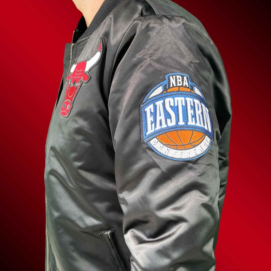 Veste Bomber Satin NBA Flight Chicago Bulls