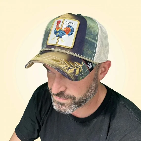 Casquette Trucker Carrousel Cocky "Sicut Mentula" (Casquettes) Goorin Bros chez FrenchMarket Casquette Trucker Carrousel Cocky "Sicut Mentula" (Casquettes) Goorin Bros chez FrenchMarket