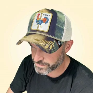 Cappello trucker "Sicut Mentula" Cocky Carousel (Cappellino) Goorin Bros chez FrenchMarket