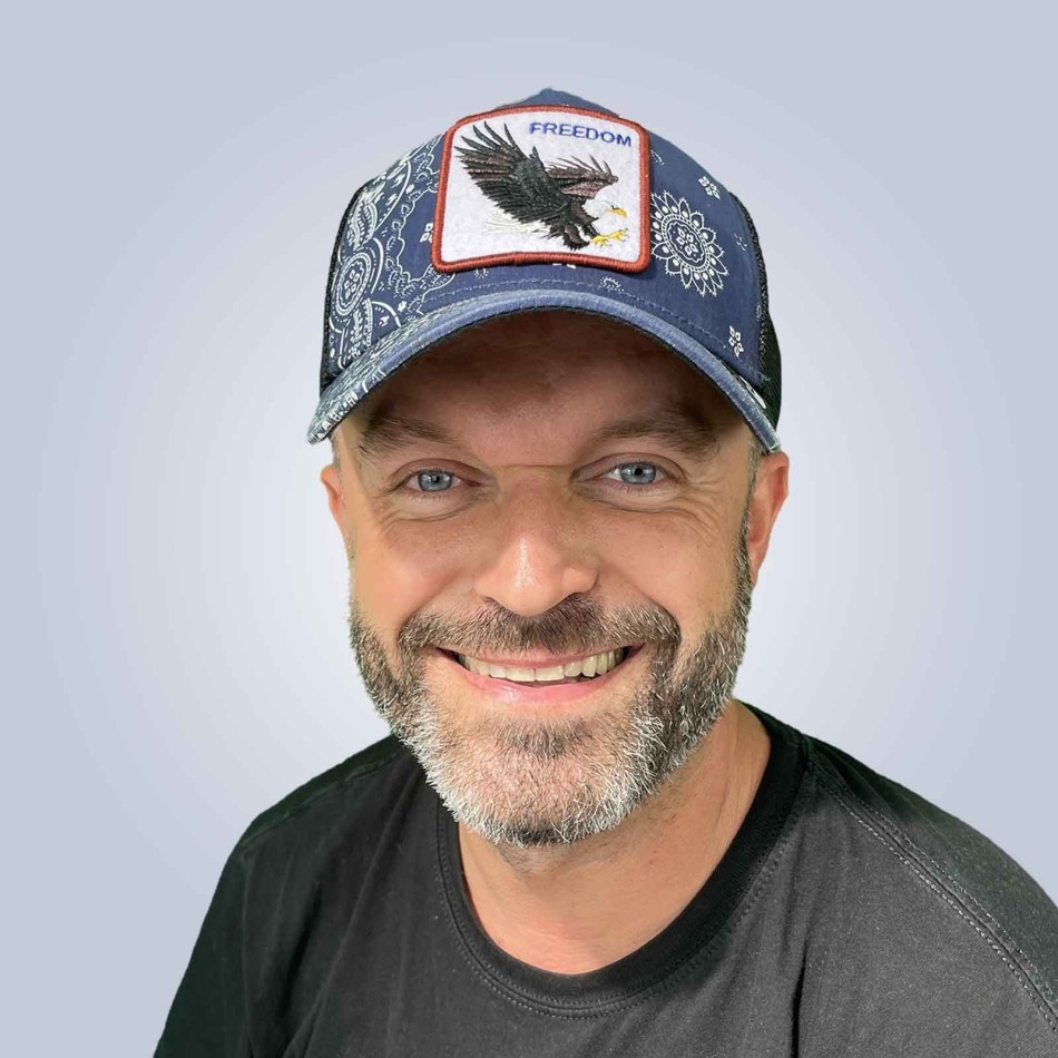 Casquette Trucker Paisley A the W in a D "Freedom"