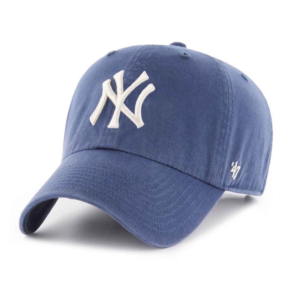 47 Brand Baseball Cap MLB New York Yankees "Clean Up" Blå
