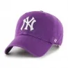 Casquette MLB New York Yankees "Clean Up" Violet (Casquettes) '47 Brand chez FrenchMarket