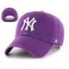 MLB New York Yankees "Clean Up" Cap Purple (Caps) '47 Brand on FrenchMarket