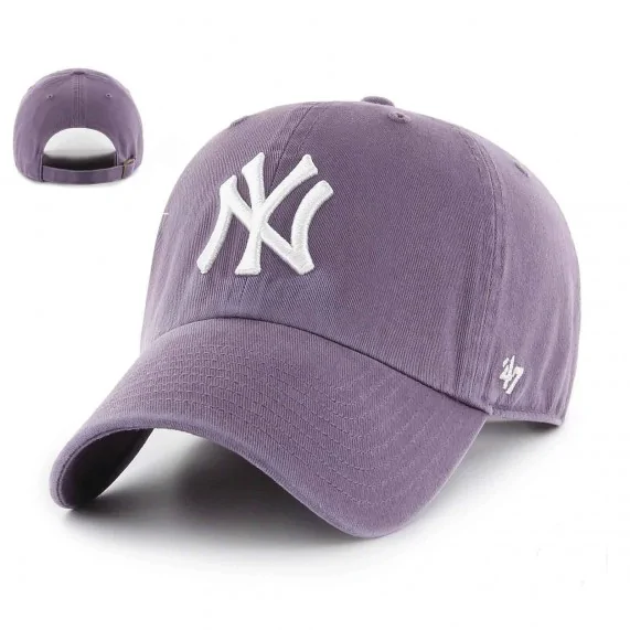 MLB New York Yankees "Clean Up" Cap Purple (Caps) '47 Brand on FrenchMarket
