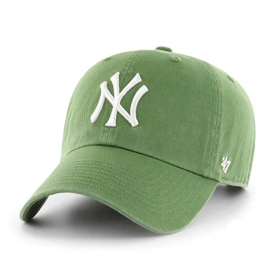 Casquette MLB New York Yankees "Clean Up" Vert (Casquettes) '47 Brand chez FrenchMarket
