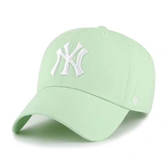 Cappello MLB New York Yankees "Clean Up" Verde (Cappellino) '47 Brand chez FrenchMarket