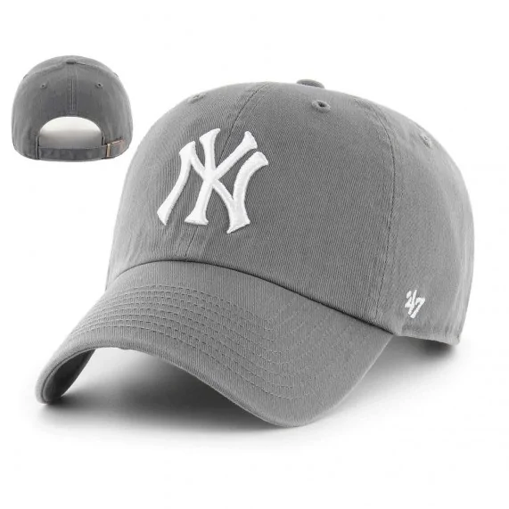 Casquette MLB New York Yankees "Clean Up" Gris (Casquettes) '47 Brand chez FrenchMarket