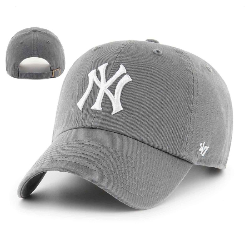 47 Brand MLB New York Yankees "Clean Up" keps grå