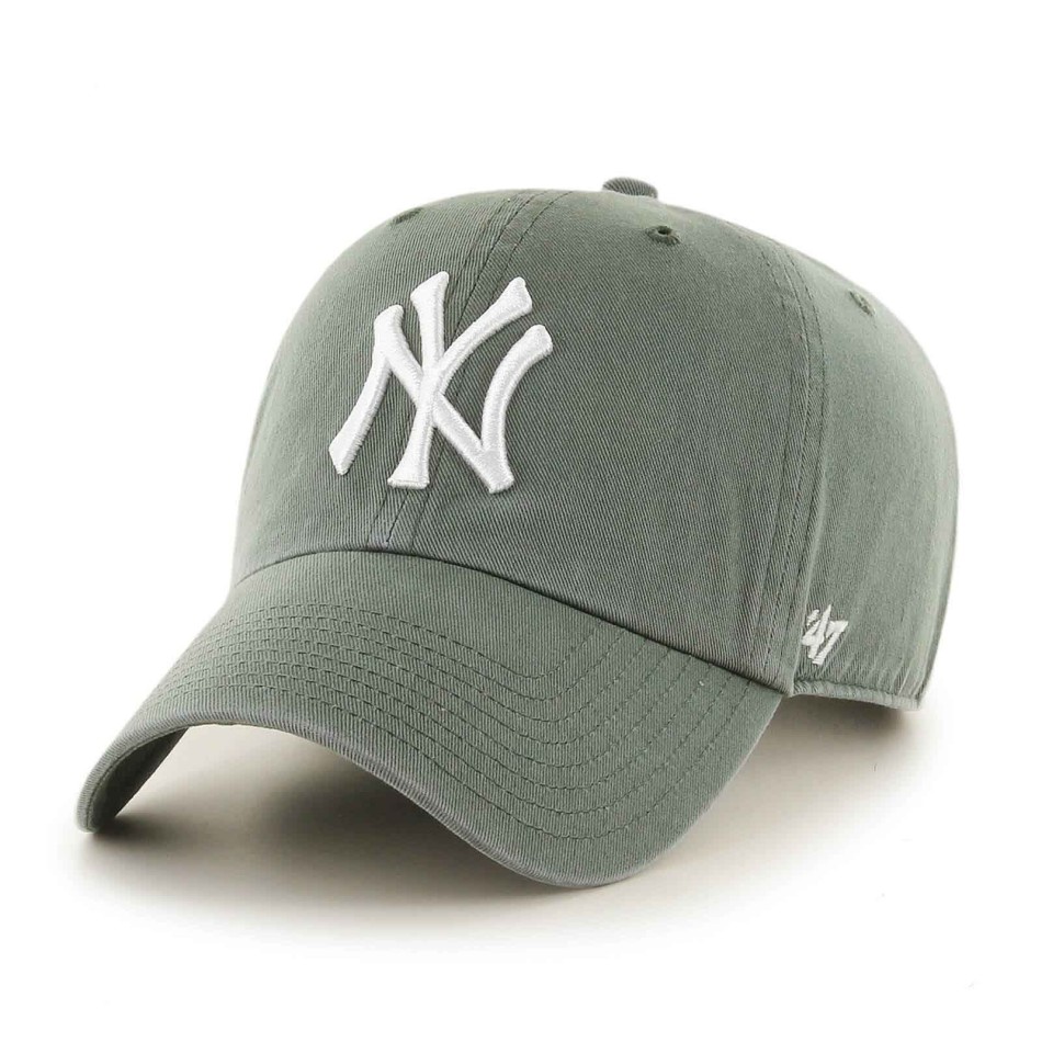 Cappello MLB New York Yankees "Clean Up" Verde (Cappellino) '47 Brand chez FrenchMarket