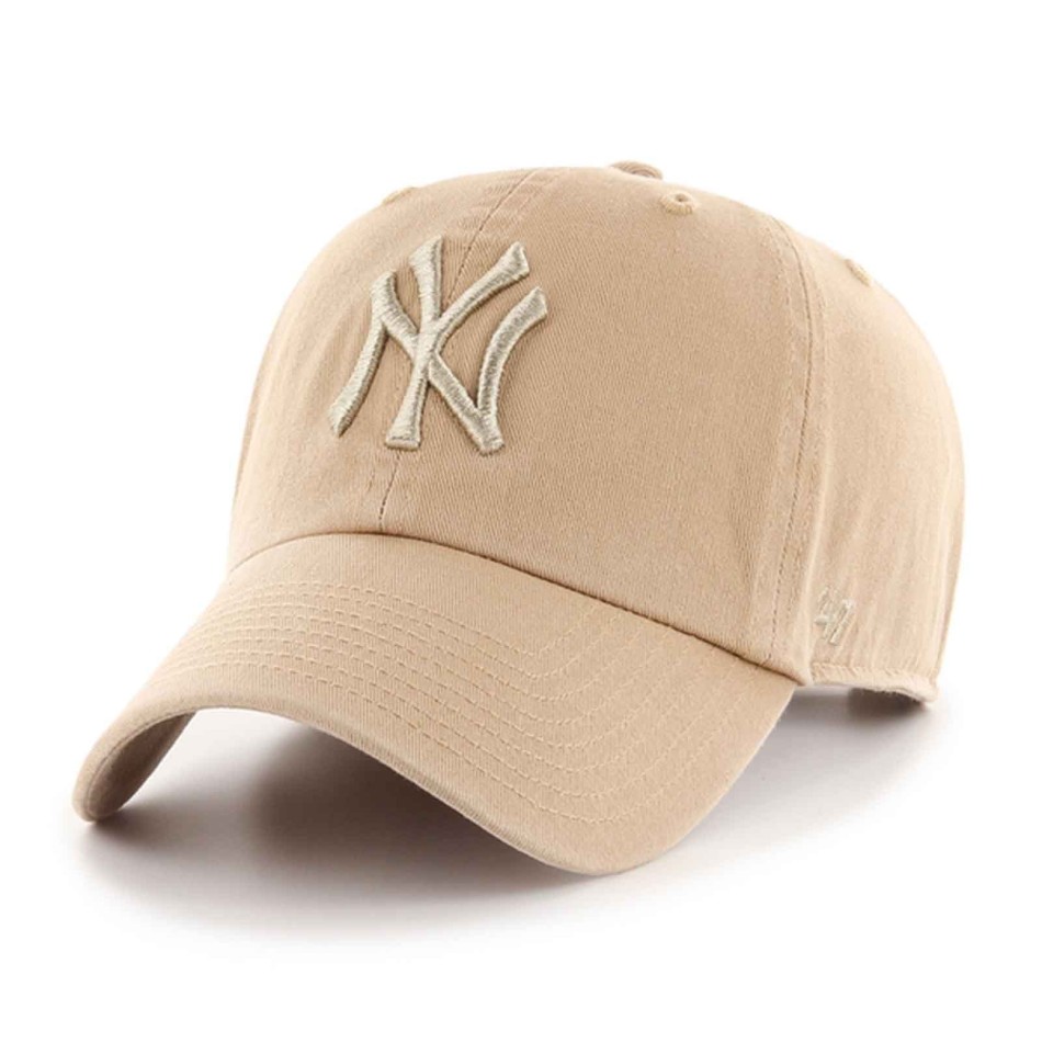 47 Brand MLB New York Yankees "Clean Up" keps Beige