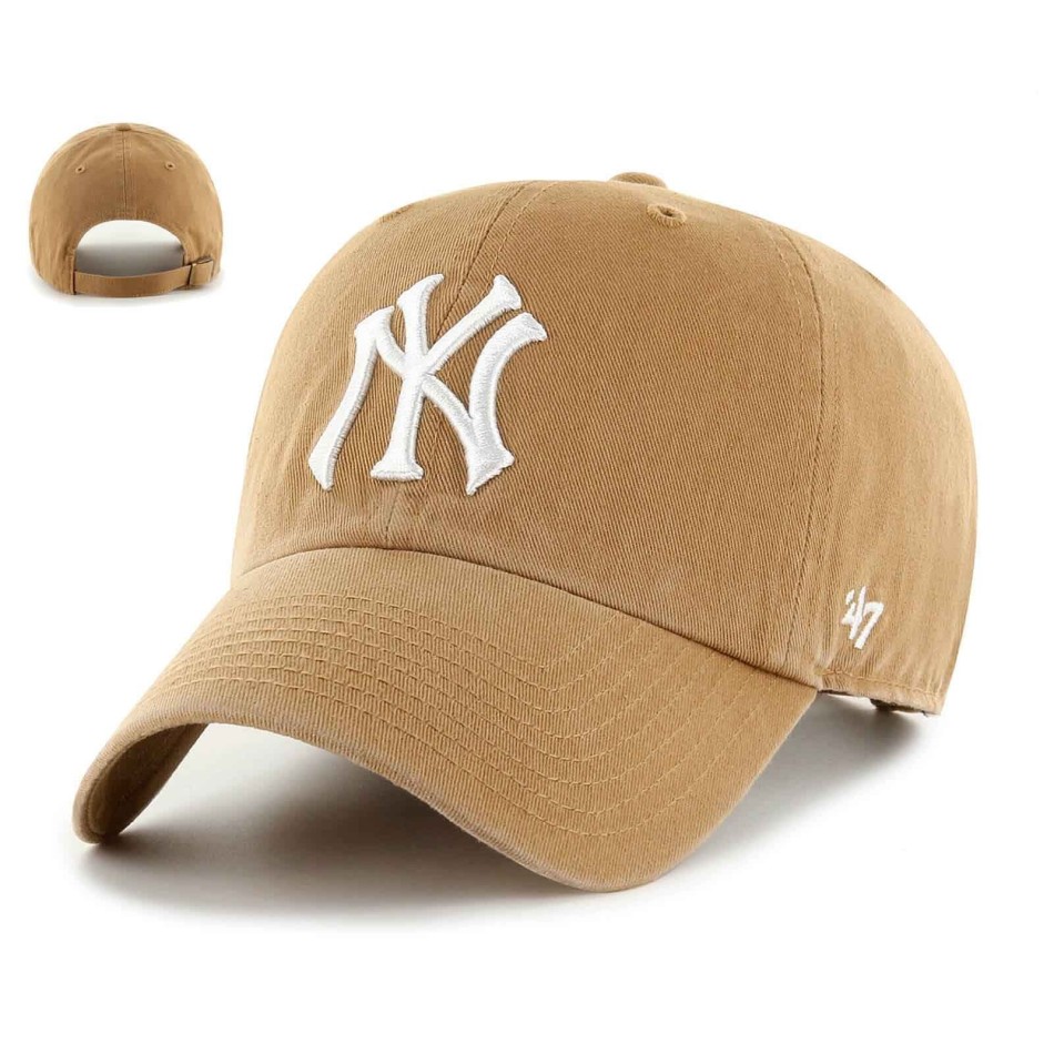47 Brand MLB New York Yankees "Clean Up" Camel Cap