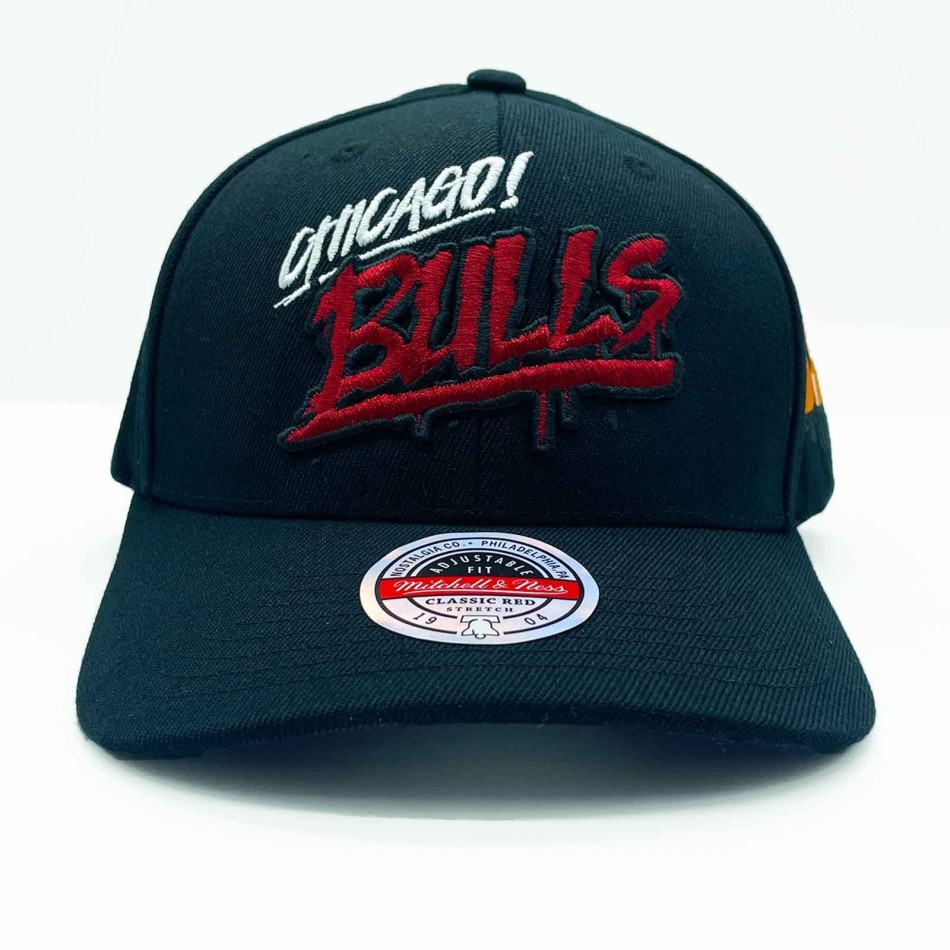Casquette NBA Chicago Bulls HWC "Slap Sticker Classic" (Casquettes) Mitchell & Ness chez FrenchMarket