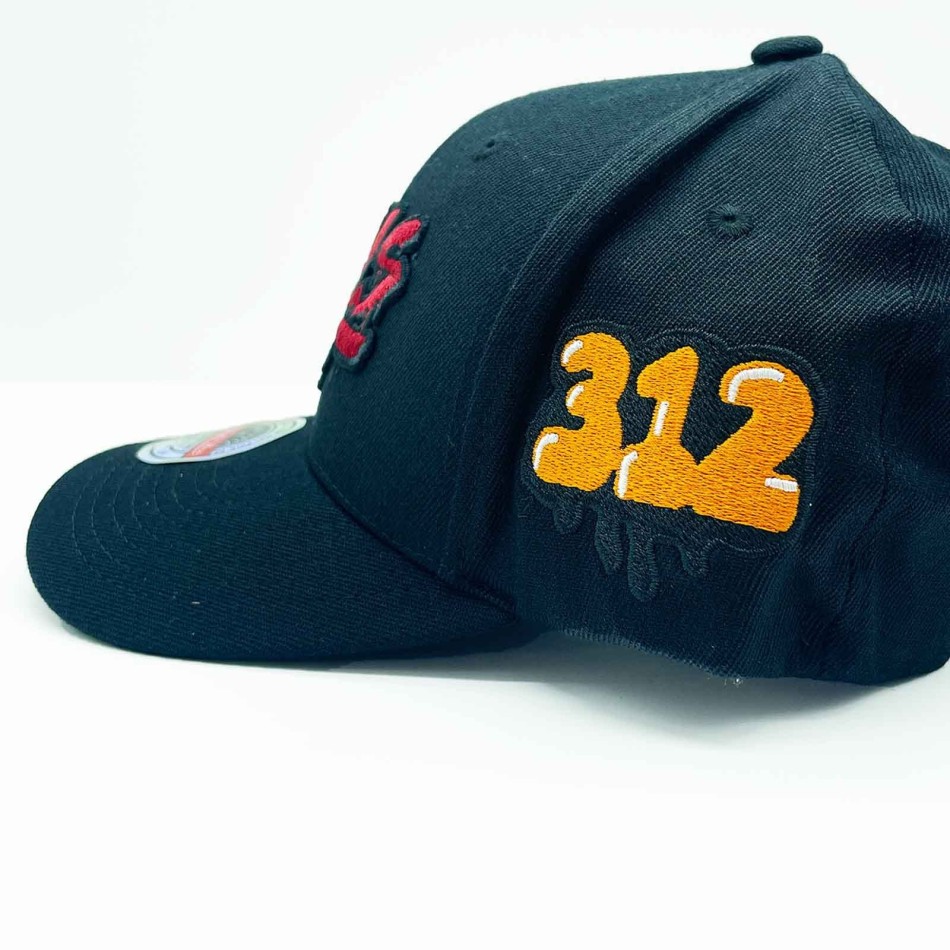 Chicago Bulls HWC "Slap Sticker Classic" NBA Cap (Caps) Mitchell & Ness on FrenchMarket