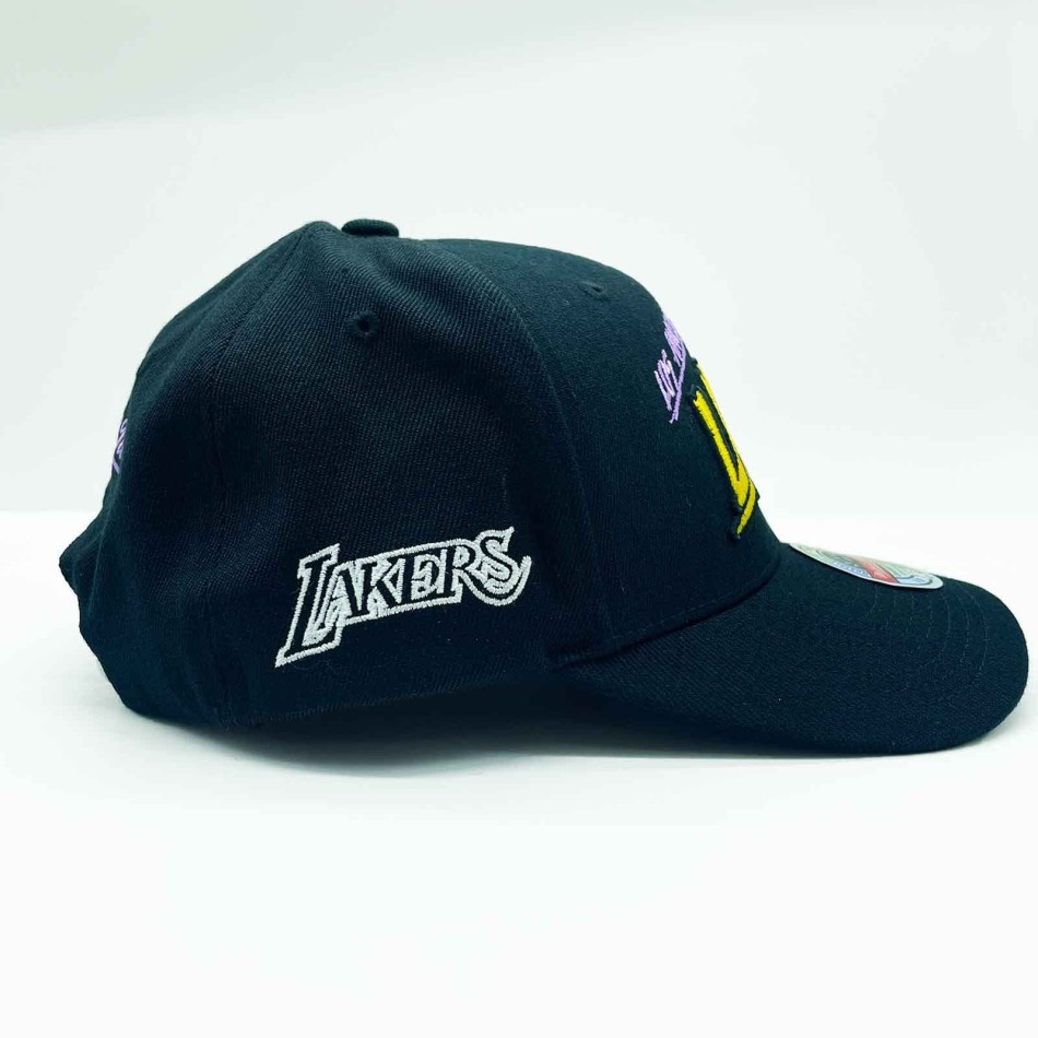 Casquette NBA Los Angeles Lakers HWC "Slap Sticker Classic" (Casquettes) Mitchell & Ness chez FrenchMarket