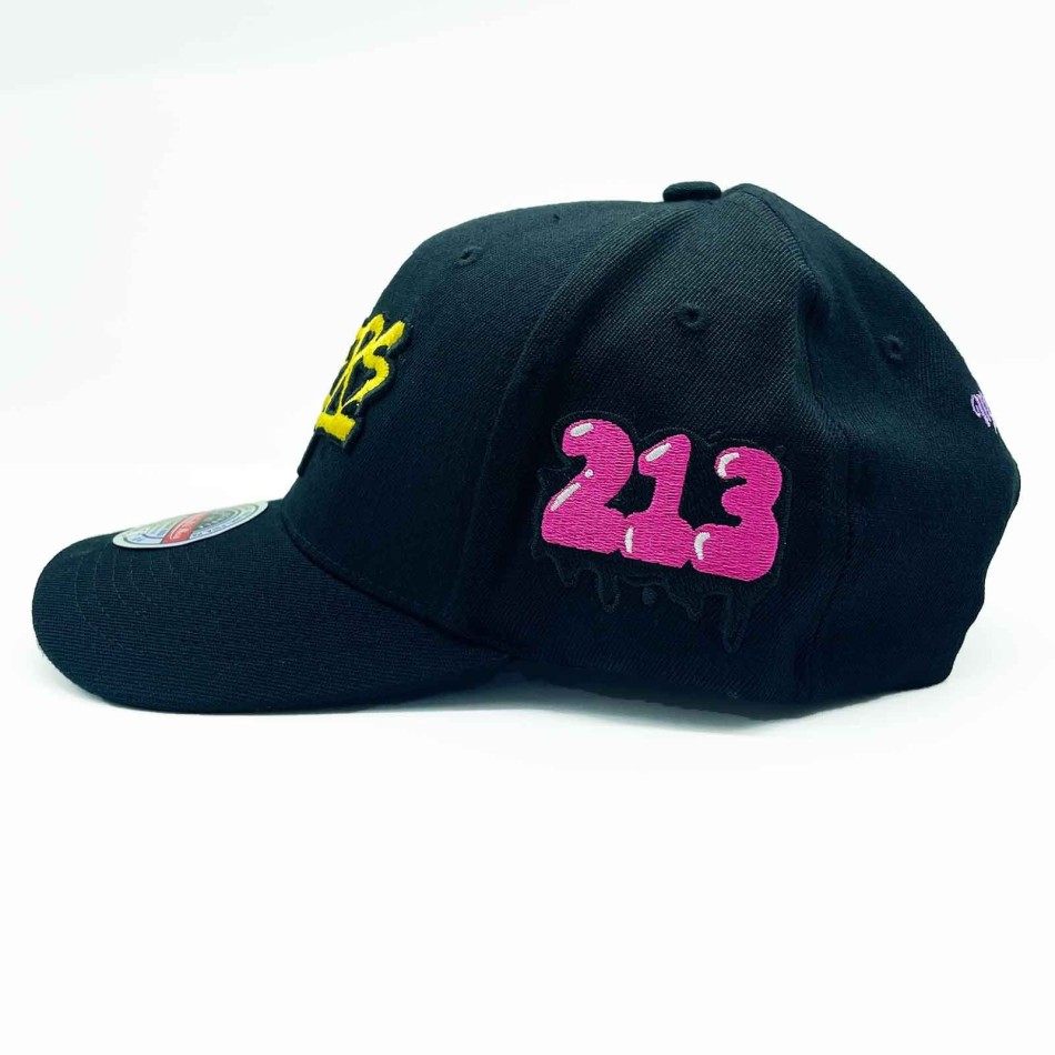 NBA Los Angeles Lakers Gorra HWC "Slap Sticker Classic (Gorras) Mitchell & Ness chez FrenchMarket