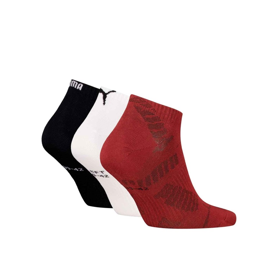 PUMA 3 par sneakersockor i mesh med logotyp