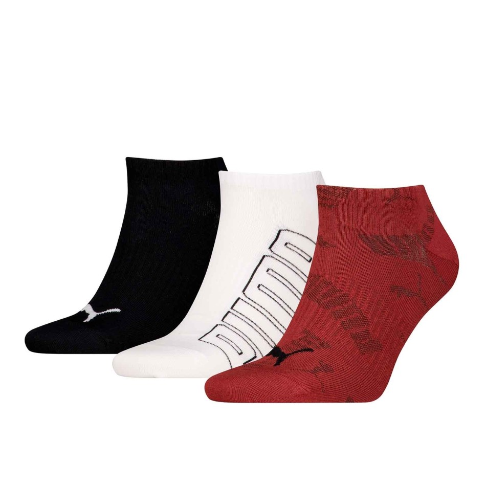 PUMA 3 par sneakersockor i mesh med logotyp