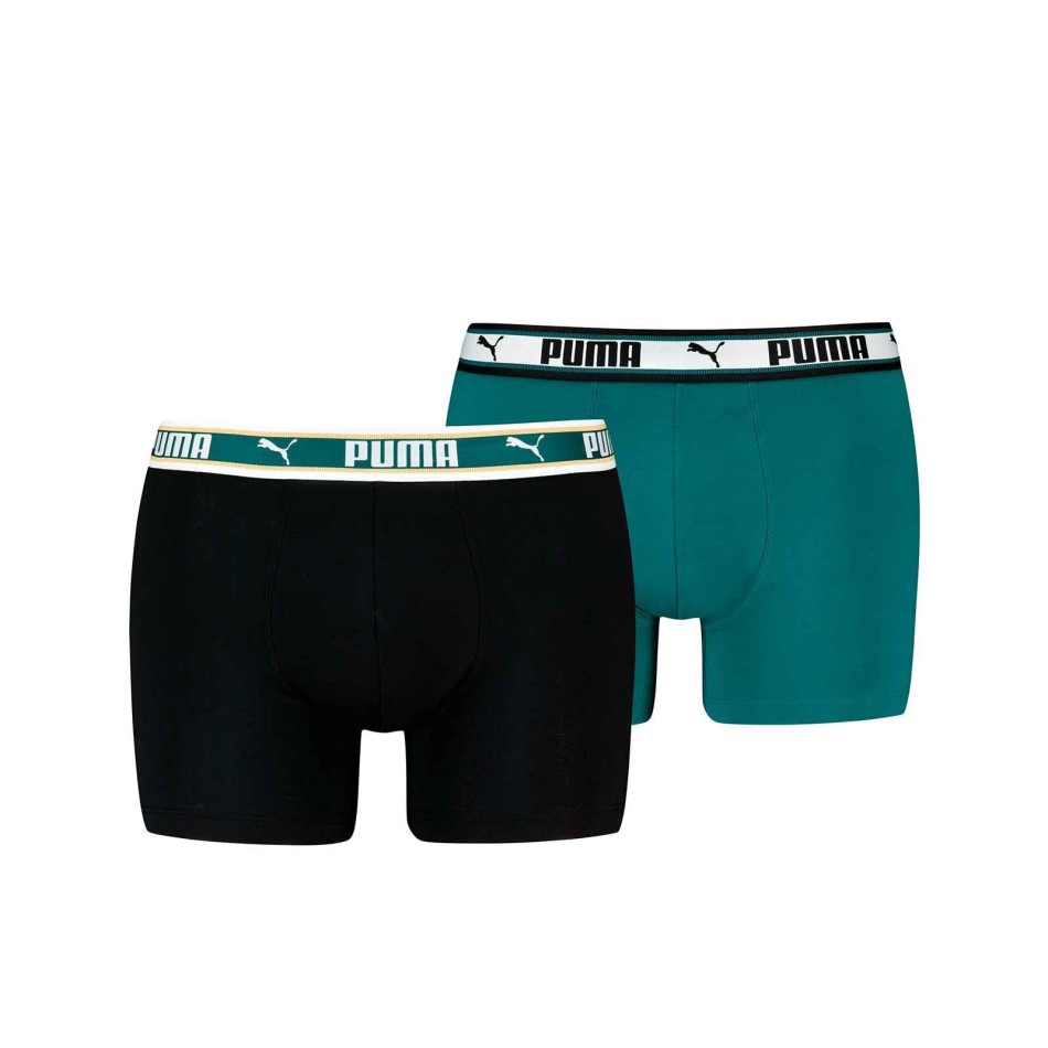 Pack de 2 Boxers Homme Coton "Dual Logo" (Lot boxers Homme) PUMA chez FrenchMarket