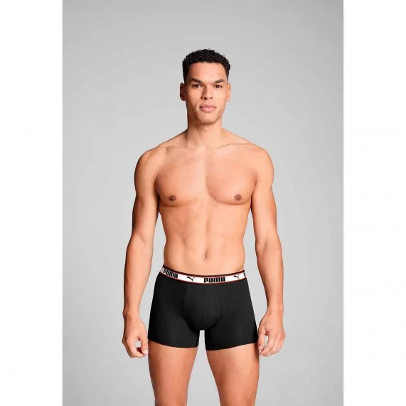 Set van 2 herenboxershorts katoen "Dual Logo (Herenboxershorts) PUMA chez FrenchMarket