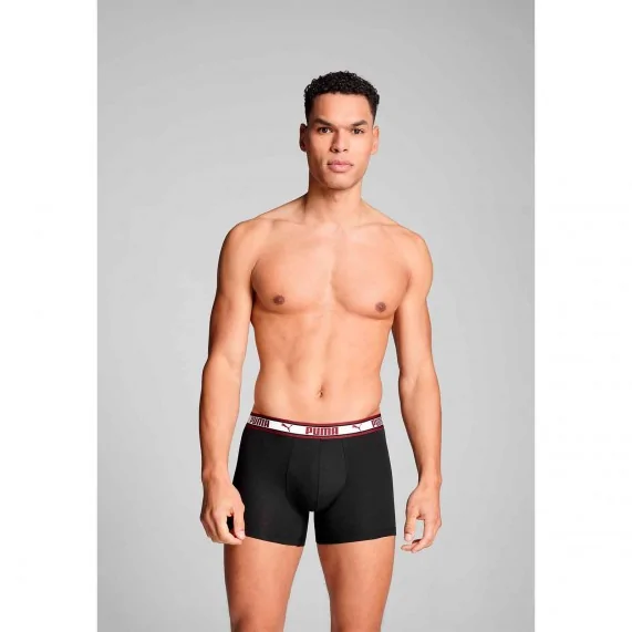 Set van 2 herenboxershorts katoen "Dual Logo (Herenboxershorts) PUMA chez FrenchMarket