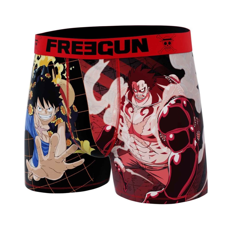 One Piece 2024" Men's Microfiber Boxer Briefs (Men's boxer shorts) Freegun on FrenchMarket