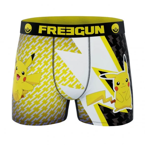 Boxer Mann Mikrofaser "Pokemon 2024" (Boxershorts Mann) Freegun auf FrenchMarket
