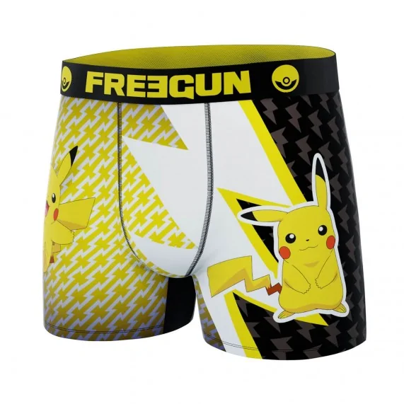 Boxer Mann Mikrofaser "Pokemon 2024" (Boxershorts Mann) Freegun auf FrenchMarket
