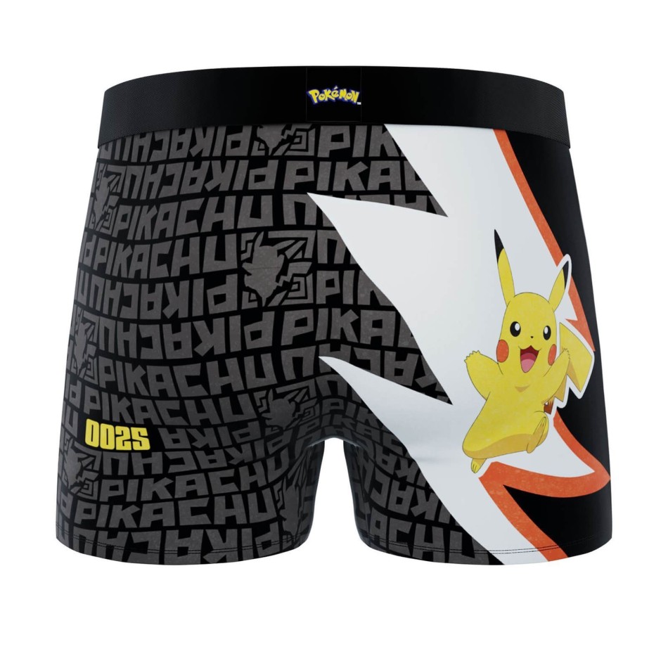Pokemon 2024" Men's Microfiber Boxer Briefs (Men's boxer shorts) Freegun on FrenchMarket