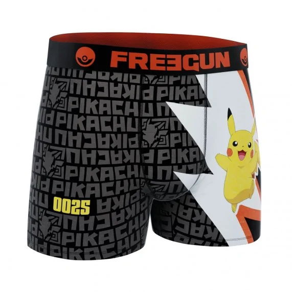 Boxer Mann Mikrofaser "Pokemon 2024" (Boxershorts Mann) Freegun auf FrenchMarket