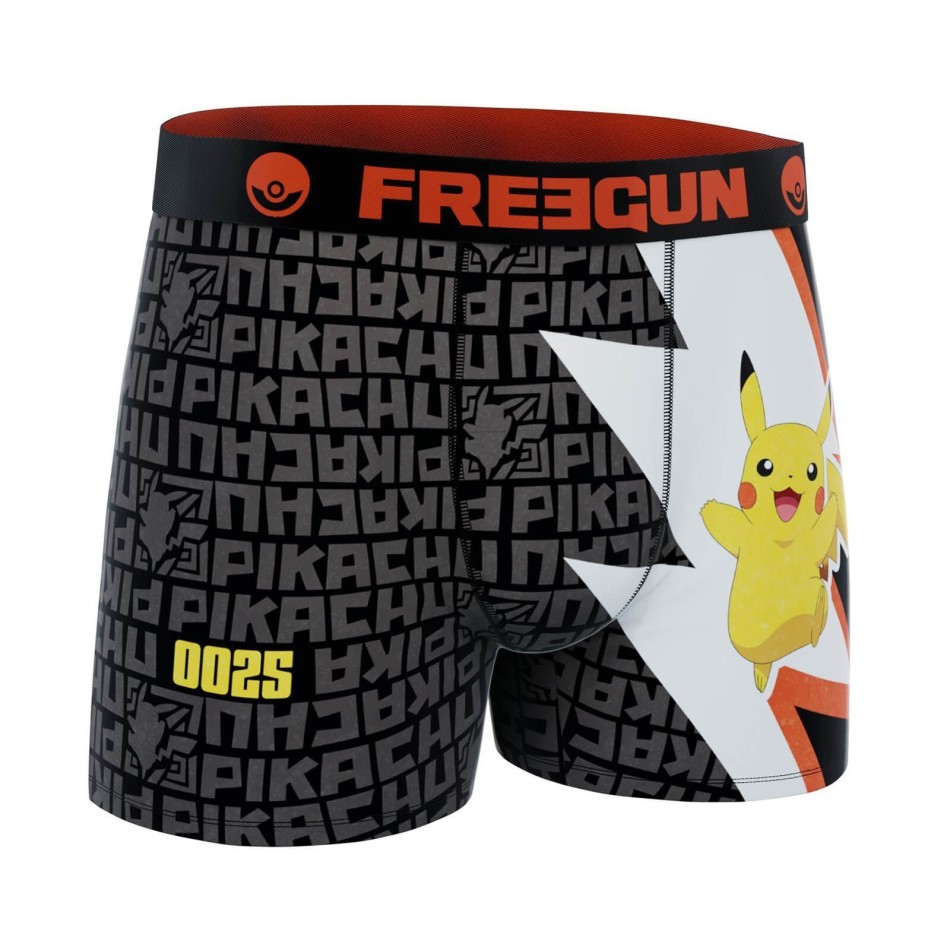 Pokemon 2024" Men's Microfiber Boxer Briefs (Men's boxer shorts) Freegun on FrenchMarket