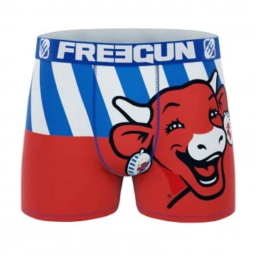 heren boxershort van microvezel "De lachende koe" (Herenboxershorts) Freegun chez FrenchMarket