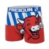heren boxershort van microvezel "De lachende koe" (Herenboxershorts) Freegun chez FrenchMarket