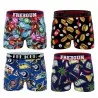 Set van 4 "Zomerkleur" jongensboxershorts (Set jongensboxershorts) Freegun chez FrenchMarket