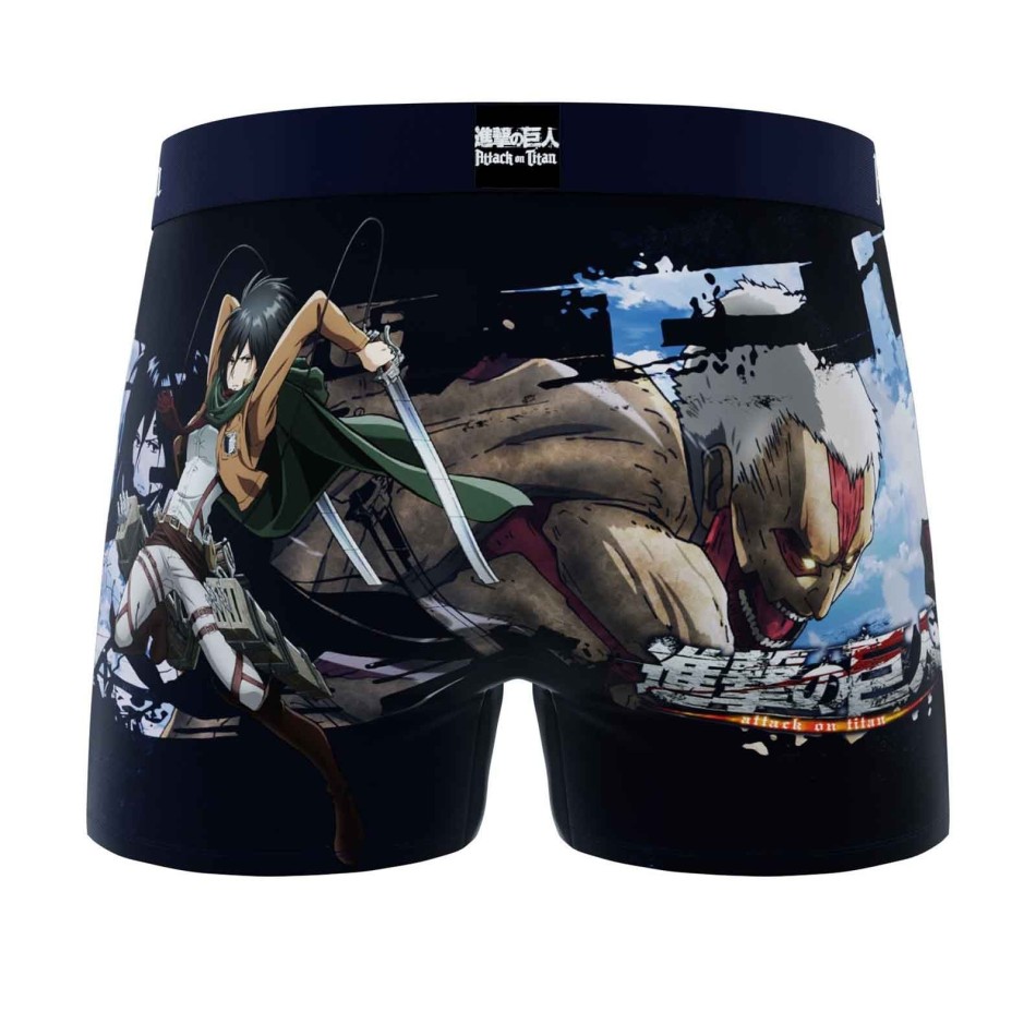 Attack On Titan" Microvezel herenslip (Herenboxershorts) Freegun chez FrenchMarket