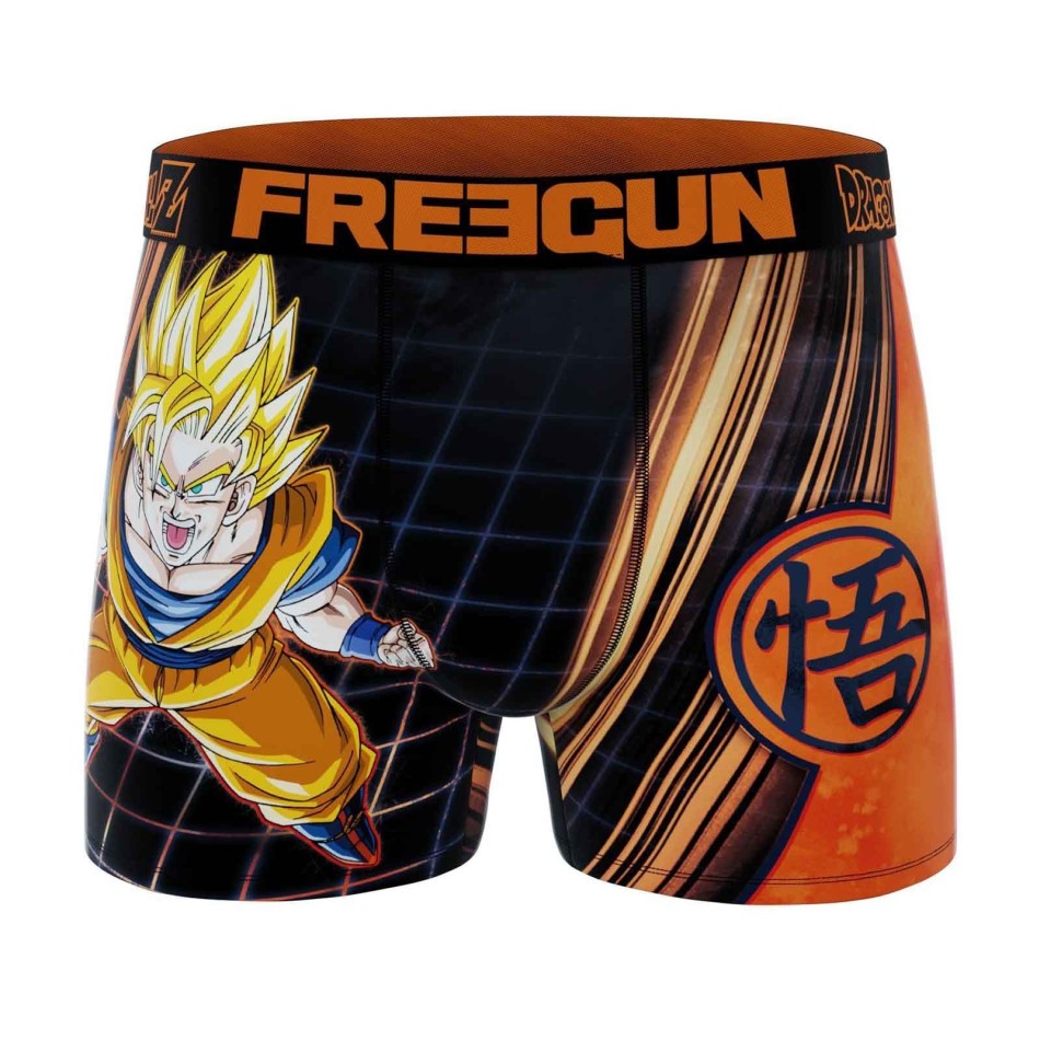 Dragon Ball Z "San Goku" men's boxer shorts (Men's boxer shorts) Freegun on FrenchMarket