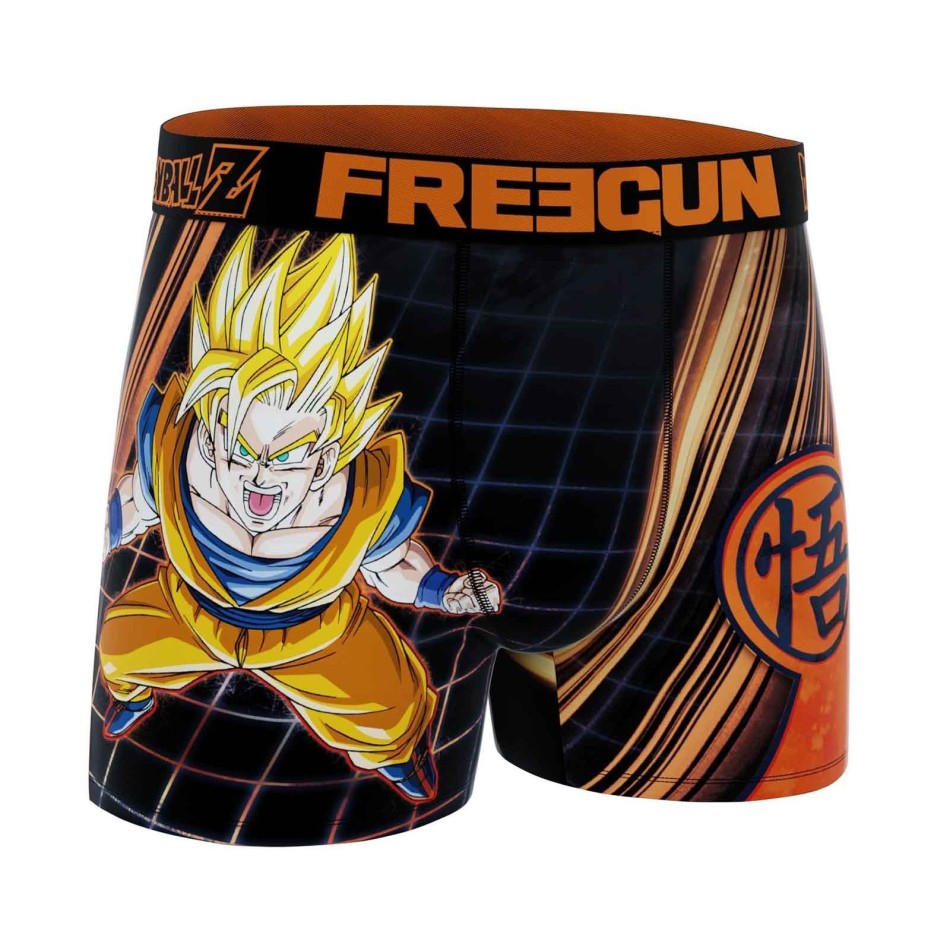 Dragon Ball Z "San Goku" men's boxer shorts (Men's boxer shorts) Freegun on FrenchMarket