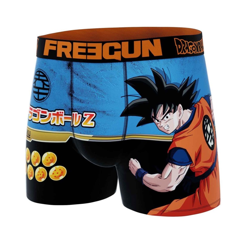 Freegun -boxershort voor heren met Dragon Ball Z-motief „San Goku“ (boxershorts voor heren) bij FrenchMarket