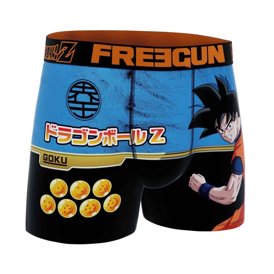 Freegun -boxershort voor heren met Dragon Ball Z-motief „San Goku“ (boxershorts voor heren) bij FrenchMarket